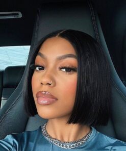 Queen| Vietnamese Bone Straight Double Drawn Natural Colour Single Donor Human Hair Wig 5x5 Front Glueless Wig(200g-400g)