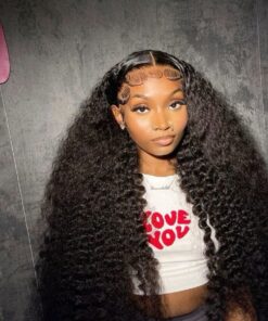 Isabella | Queen Curls Burmese Curl Wig Donor Hair 13x4 Full Frontal Wig Natural Colour