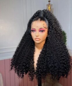 Isabel | Queen Curls Burmese Curl Wig Donor Hair 5x5 Front Glueless Wig Natural Colour
