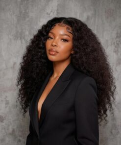 Italia| Queen Curls Wig Pixie Curl Wig Donor Hair Natural Colour 13x4 Full Frontal Wig