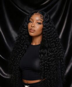 Alternative view of Isabella | Queen Curls Burmese Curl Wig Donor Hair 13x4 Full Frontal Wig Natural Colour