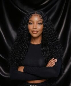 Isabel | Queen Curls Burmese Curl Wig Donor Hair 5x5 Front Glueless Wig Natural Colour