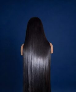 Alternative view of Queen| Vietnamese Bone Straight Double Drawn Natural Colour Single Donor Human Hair Wig 2x6 Front Glueless Wig(from 200g)